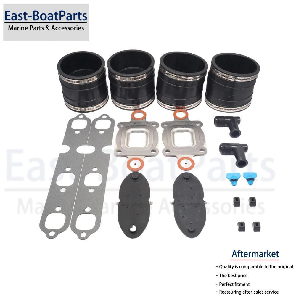 Exhaust Manifold Gasket Kit for Mercruiser (27-864850A02, 44348T, 14358, 807166A1)
