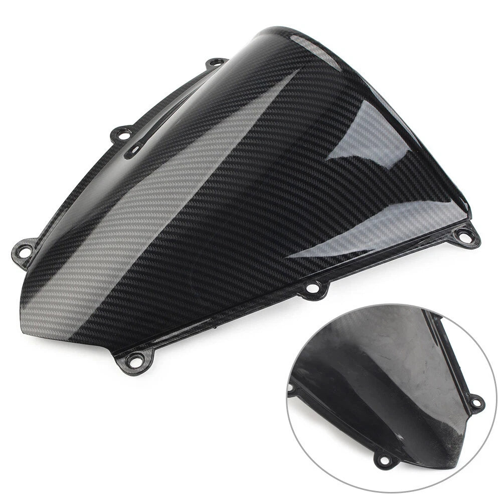 Windshield Windscreen ABS for Honda CBR600RR (2007–2012) Carbon Fiber Black