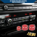 AC Radio Volume Control Switch Knob Cover Ring for BMW F10 (2011–2016)