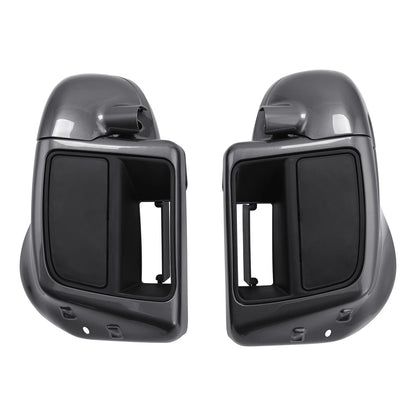Lower Vented Fairings for Harley Street Glide (2014–2023) Gauntlet Gray Metallic