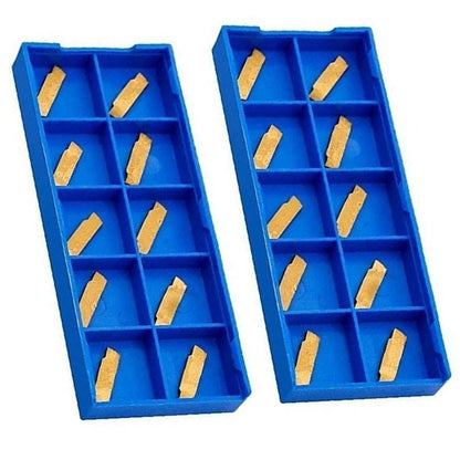 20PCS MGMN150G NC30 Carbide Inserts for MGEHR MGIVR Grooving Tool
