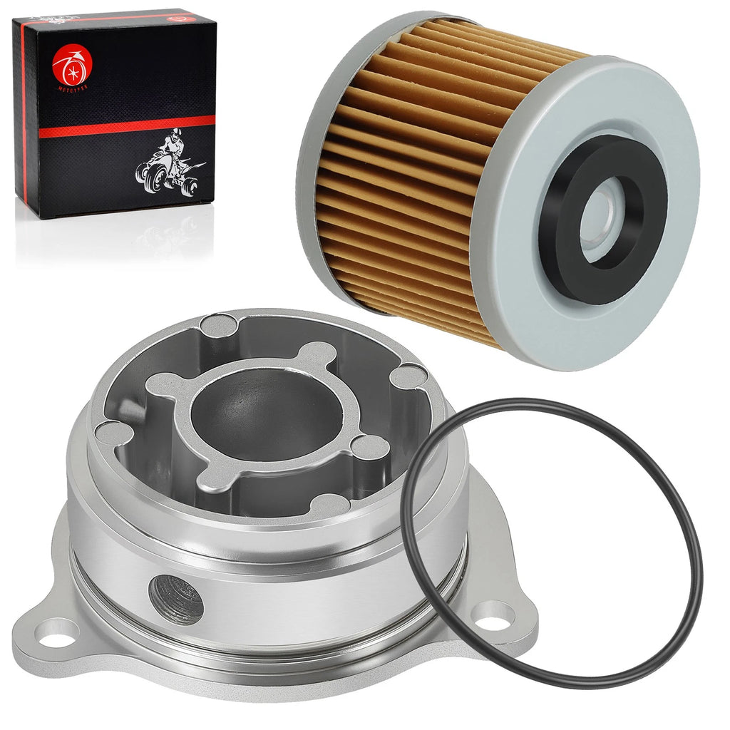 Oil Filter Cover w/ O-Ring for Yamaha V Star 1100 XVS1100 (1999–2009)