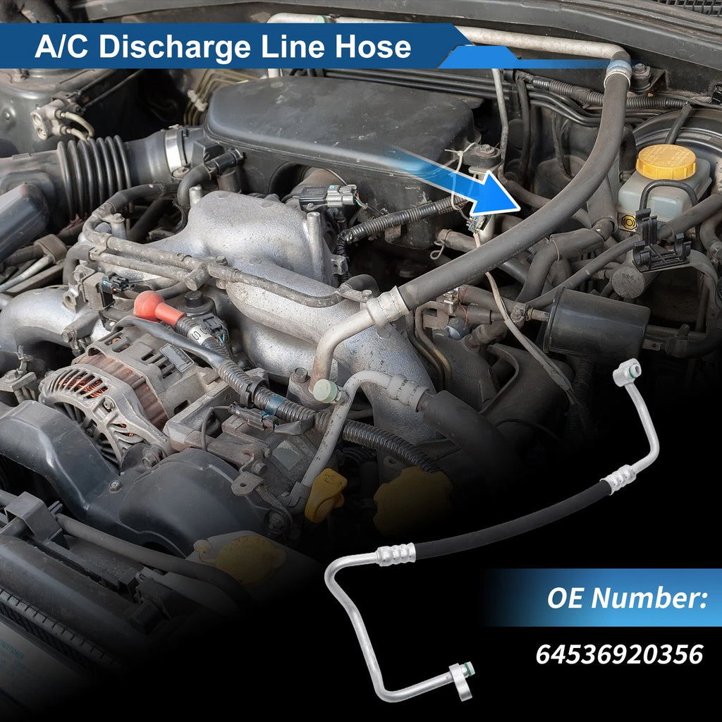 A/C Refrigerant Liquid Hose Replacement for BMW 525i (2004–2010)