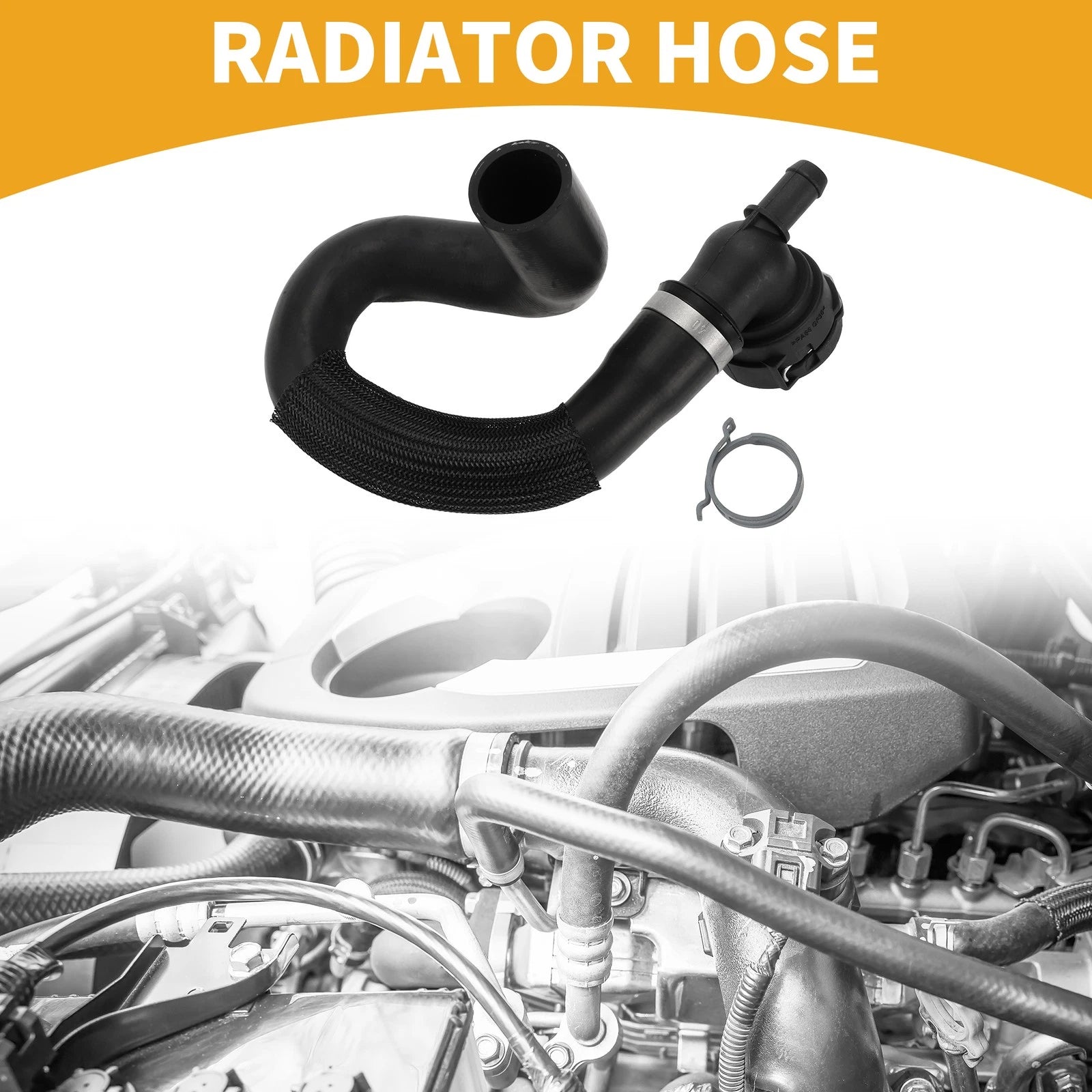 Upper Radiator Hose Replacement for Ford Escape 2.0L (2013–2016)