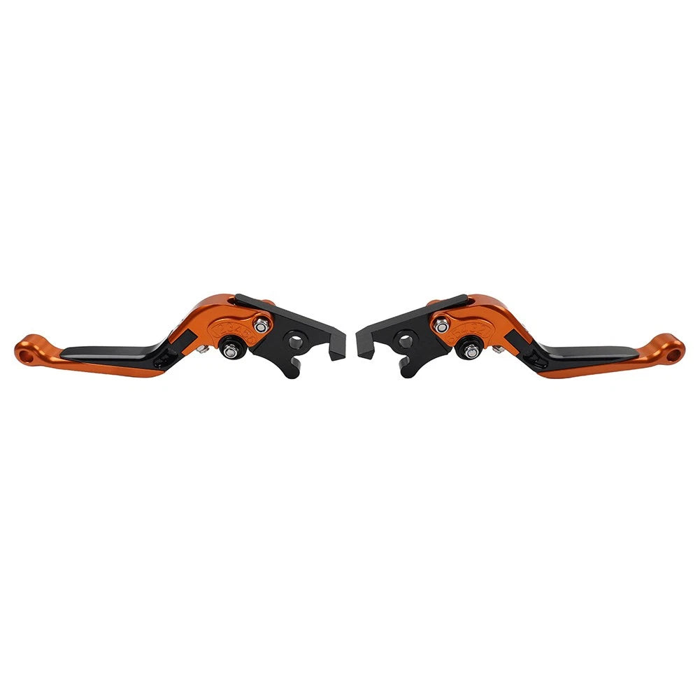 Folding Extendable Brake Clutch Levers for Suzuki GSXR600 GSXR750 (2006–2010) Orange