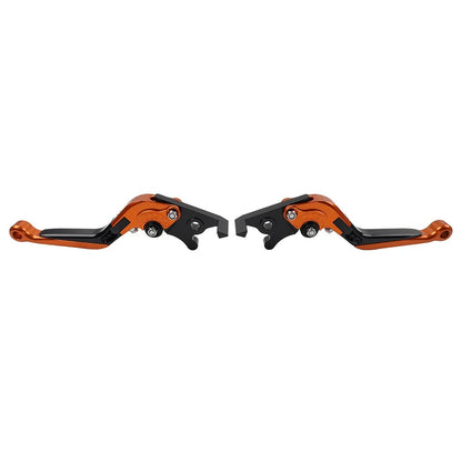 Folding Extendable Brake Clutch Levers for Suzuki GSXR600 GSXR750 (2006–2010) Orange