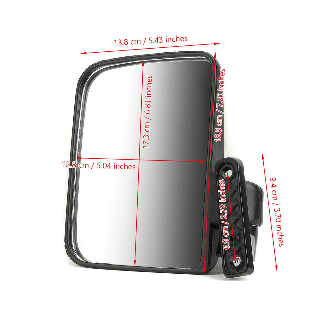 Side Mirrors for Club Car, EZ-GO, Yamaha T9 (Fits )