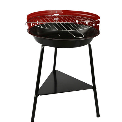 Charcoal Grill Round 35 cm with Protective Foot and Wind Cover