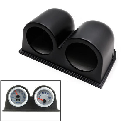 Dash Gauge Pod Holder for Dual Auto Gauges 2in/52mm (Universal)