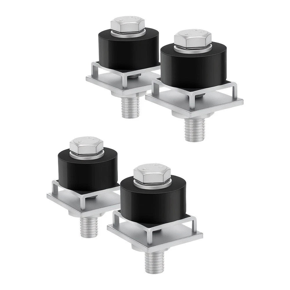 Trolley Wheel Stopper for 1 5/8 Inch Wide Casters (Shock Absorption Design)