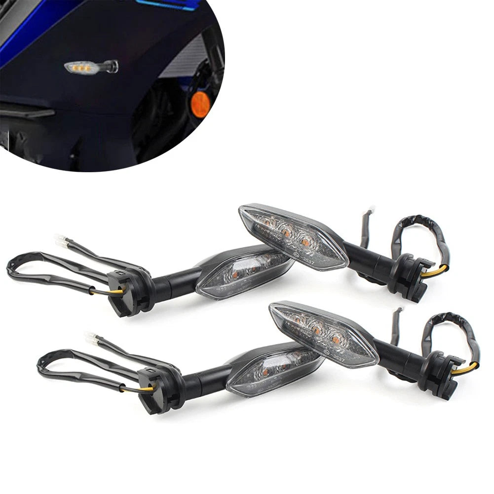 2X LED Turn Signal Indicator for Yamaha FZ 16 (2008–2016) - Clear