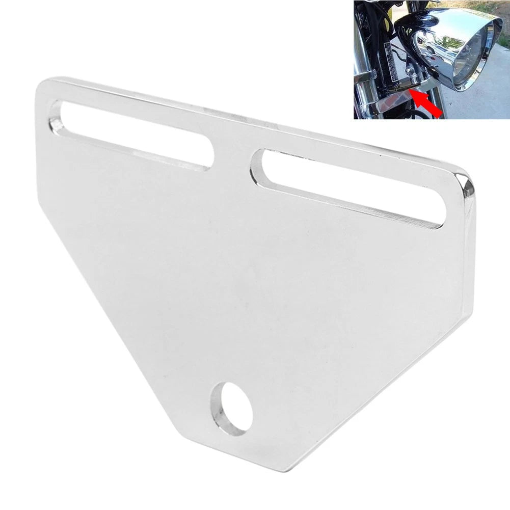 Bottom Mount Headlight Bracket Adapter For Harley Cruiser Chopper Touring Dyna