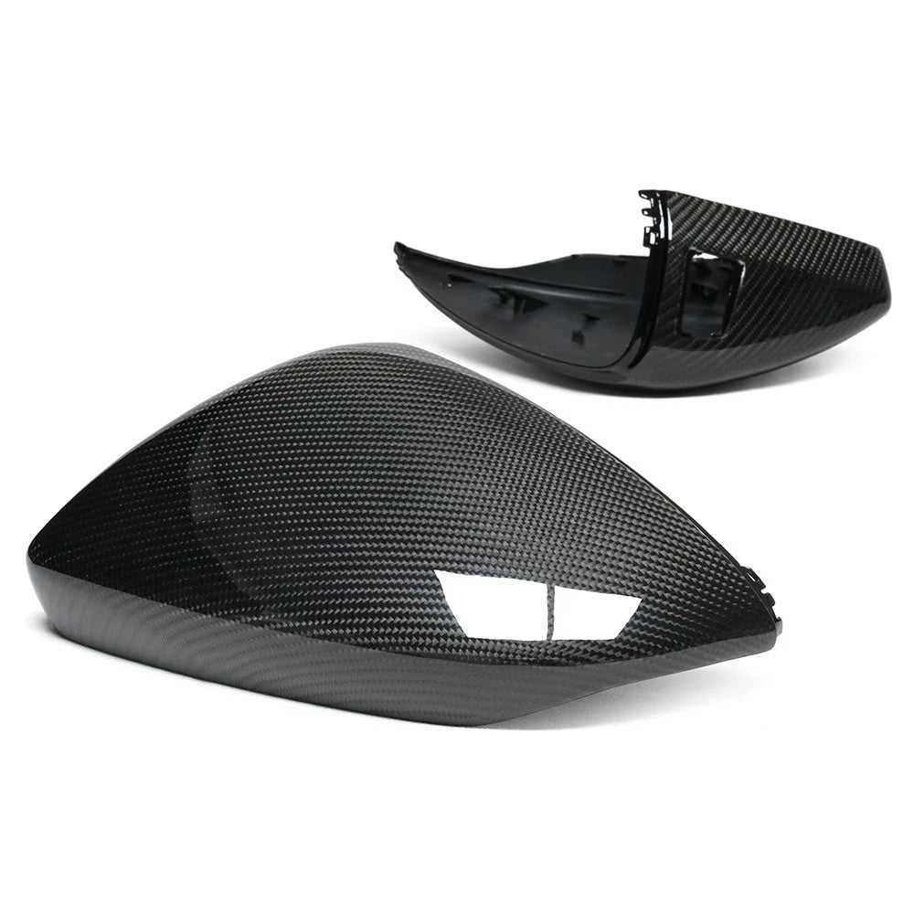 Real Carbon Fiber Mirror Cover Cap for Audi A5 B10 A6 C9 (2025+)