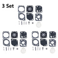 3X Carburetor Gasket Repair Kit for Poulan Ryobi Homelite Zama C1U-W19 RB-117