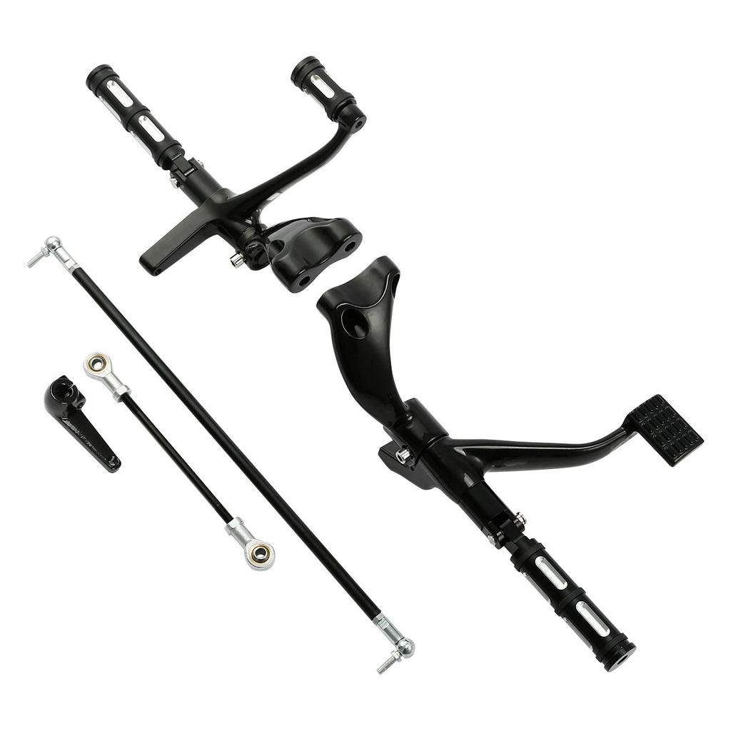 Forward Control Pegs Linkage for Harley Sportster 883 1200 (2004–2013) Black