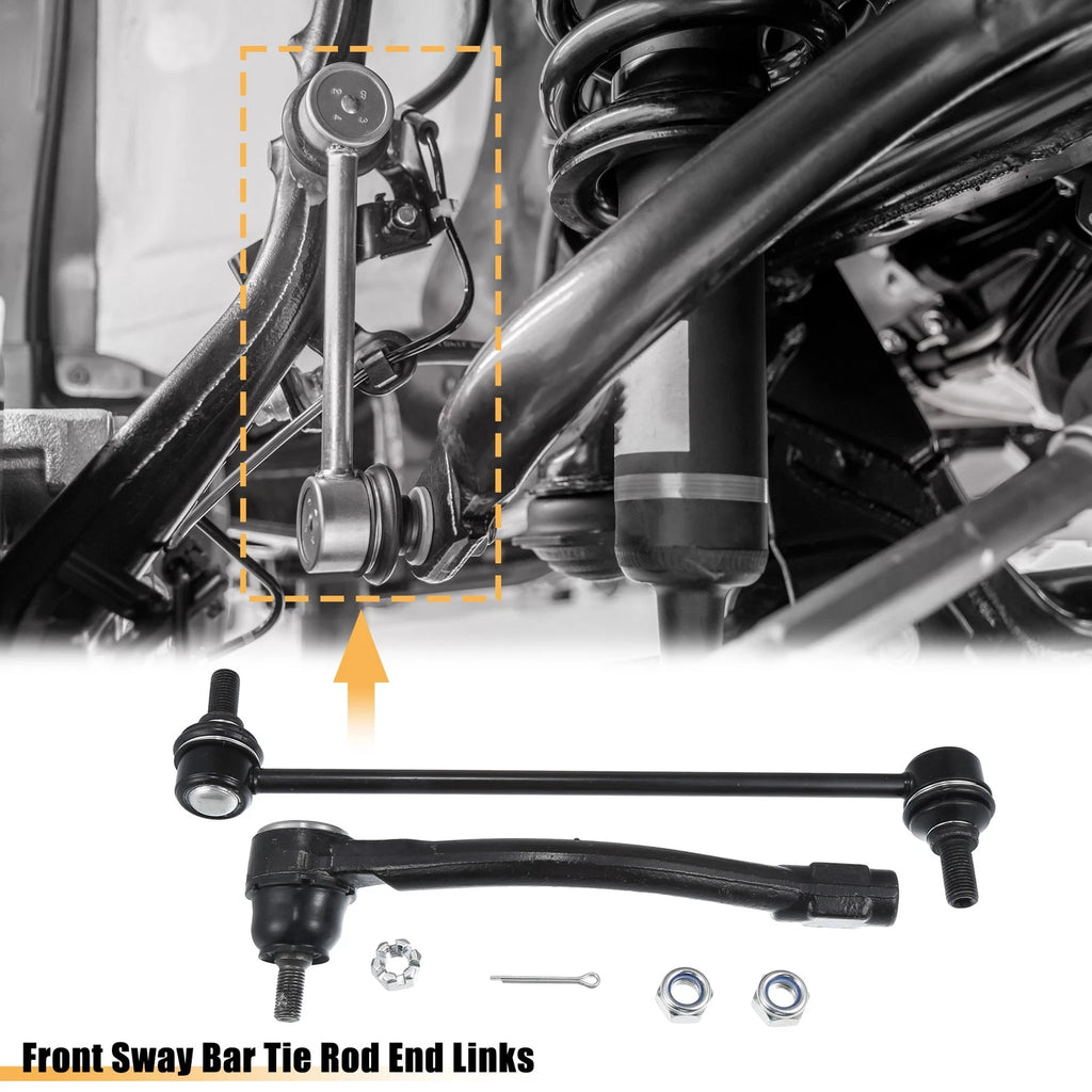 Front Sway Bar Link Outer Tie Rod Kit for Hyundai Elantra (2013–2016)