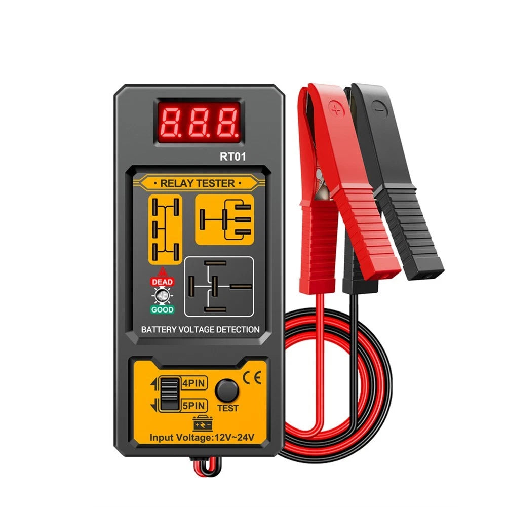 Automotive Relay Tester for 12V and 24V Batteries