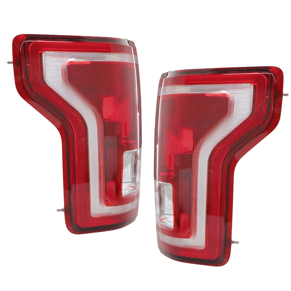 Halogen Tail Light Assembly for Ford F-150 (2015–2017) Pair Left + Right