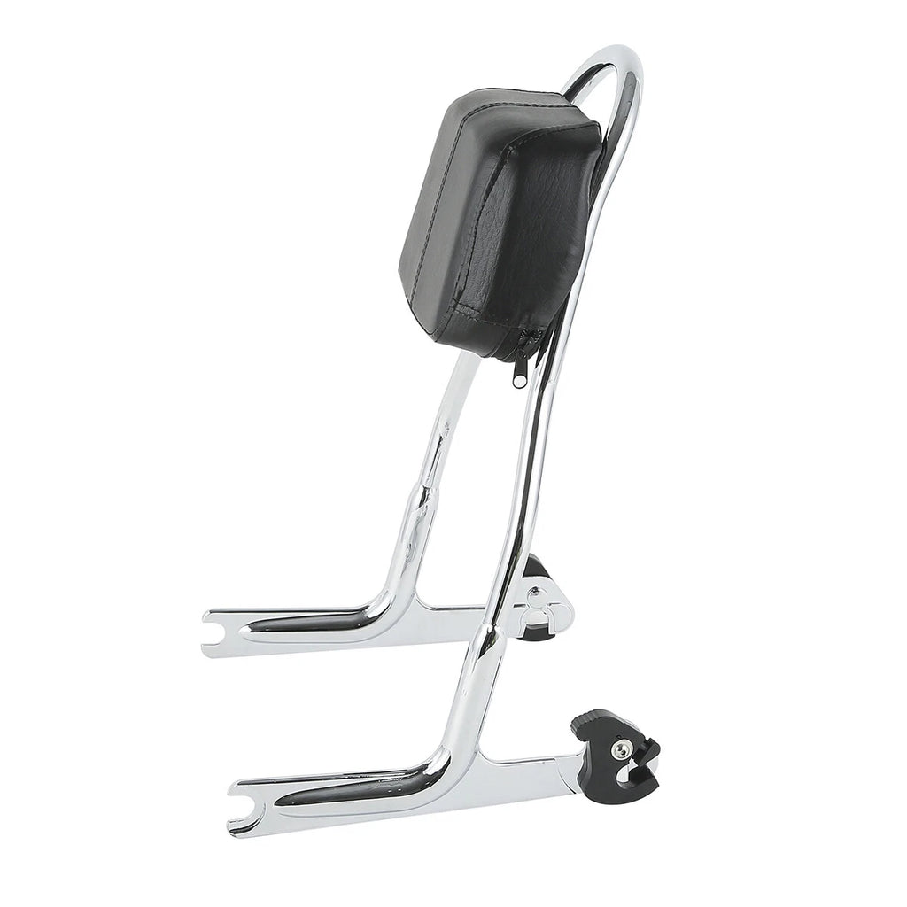 Chrome Detachable Sissy Bar Backrest for Harley Softail Fat Boy (2000–2017)
