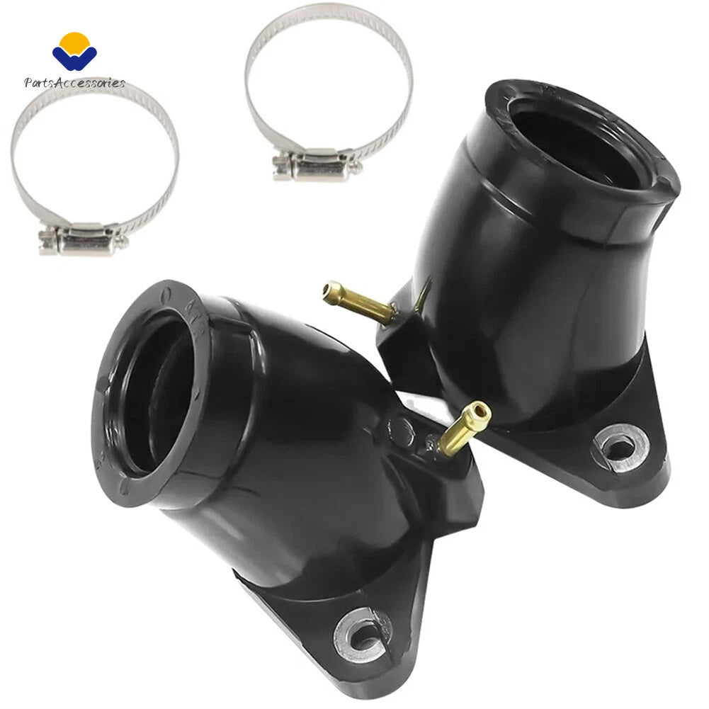 2X Carburetor Intake Manifold Boots for Yamaha XVS650 V-Star Custom (1998–2017)