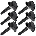6-Pack Ignition Coils for Mercury Outboard 350 350Sci 400 Verado (2005–2018)