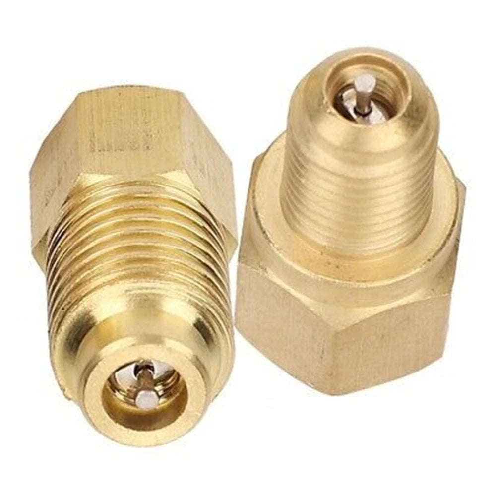 R1234YF Adapter for ACME LH (Removable Solid Brass, 1/2")