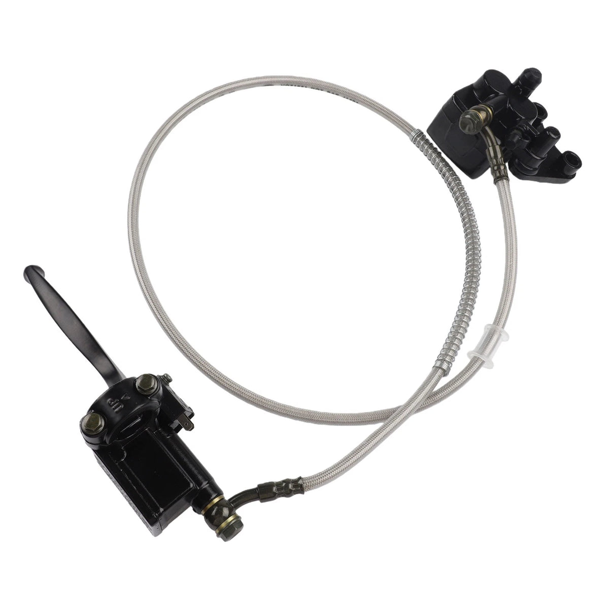 Rear Hydraulic Disc Brake Assembly with Master Cylinder for ATV Dirt Bikes