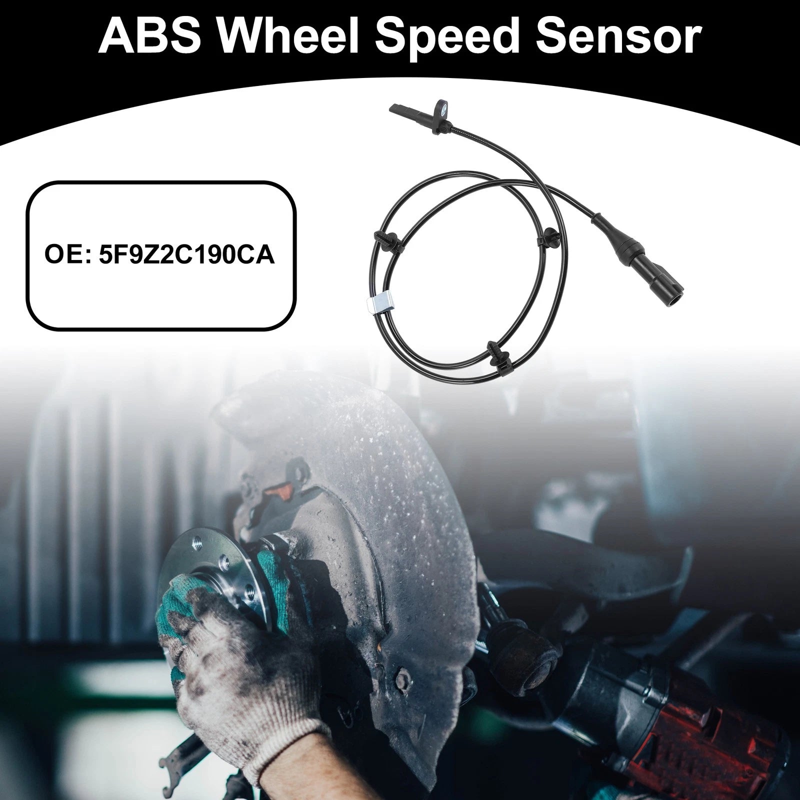 ABS Wheel Speed Sensor Replacement Rear Left for Ford Freestyle (2005–2007)