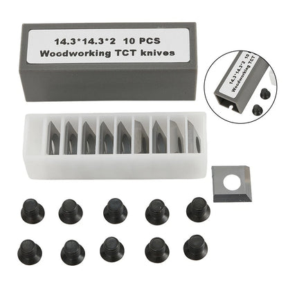 Carbide Blades 14.3mm Set of 4 for Various Applications