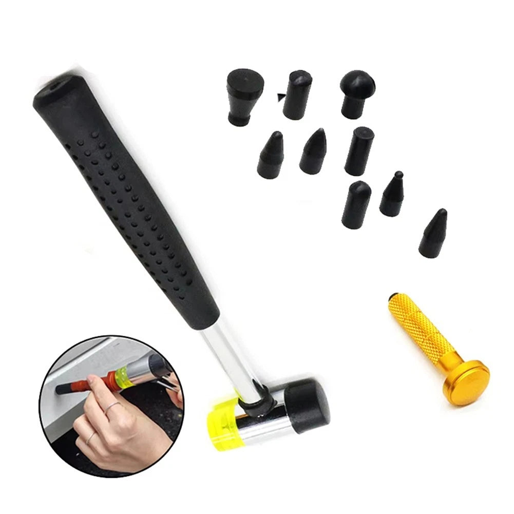 Set of 9 Car Dent Repair Tools for Comprehensive Repairs