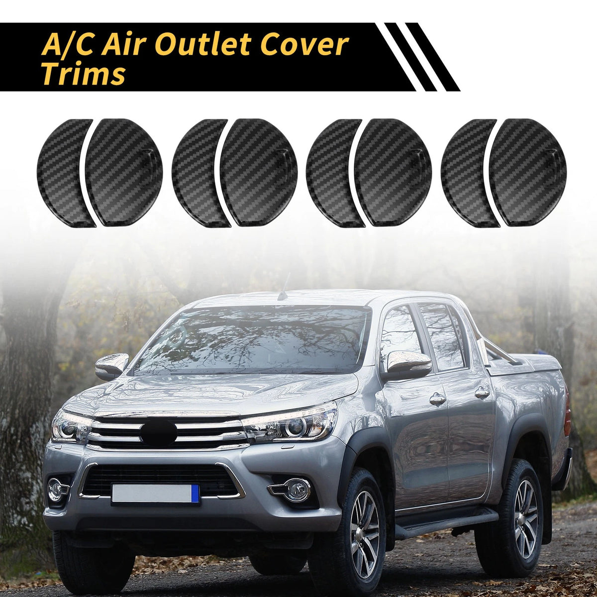 A/C Air Outlet Cover Trims Set for Toyota Tundra (2014–2021)