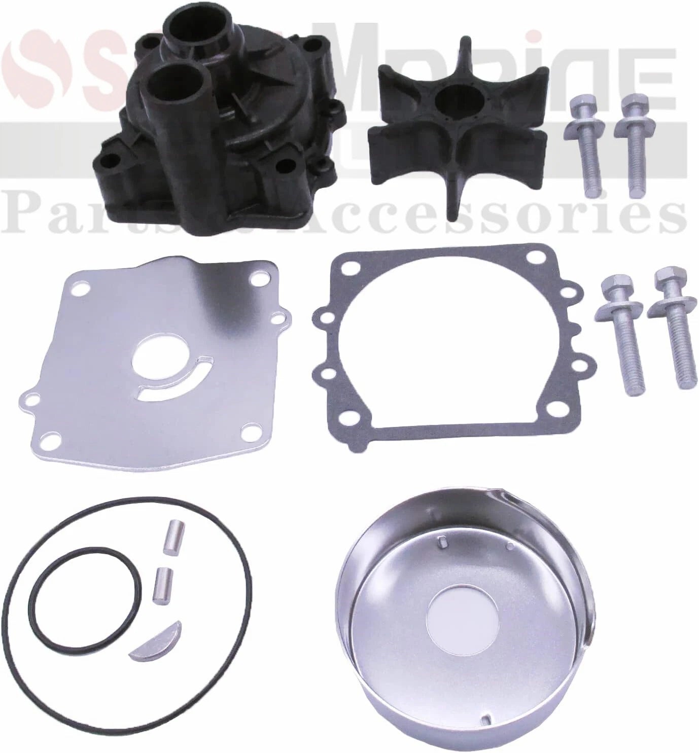 Water Pump Rebuild Kit for Yamaha 115HP 130HP C115 L130 (18-3373, 6E5-W0078-00)