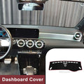 Dashboard Dash Cover Mat for Mercedes CLA 2013–2019 Sun Protector Black Red