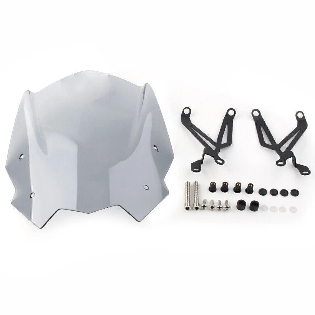Front Windshield Windscreen with Bracket for BMW G310R (2017–2018)