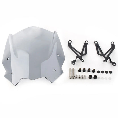 Front Windshield Windscreen with Bracket for BMW G310R (2017–2018)