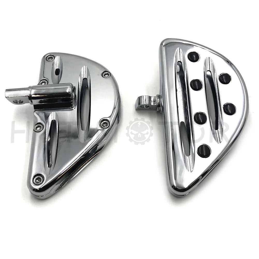 CNC Chrome Rear Passenger Stretched Floor Board for Harley (1986–2015)