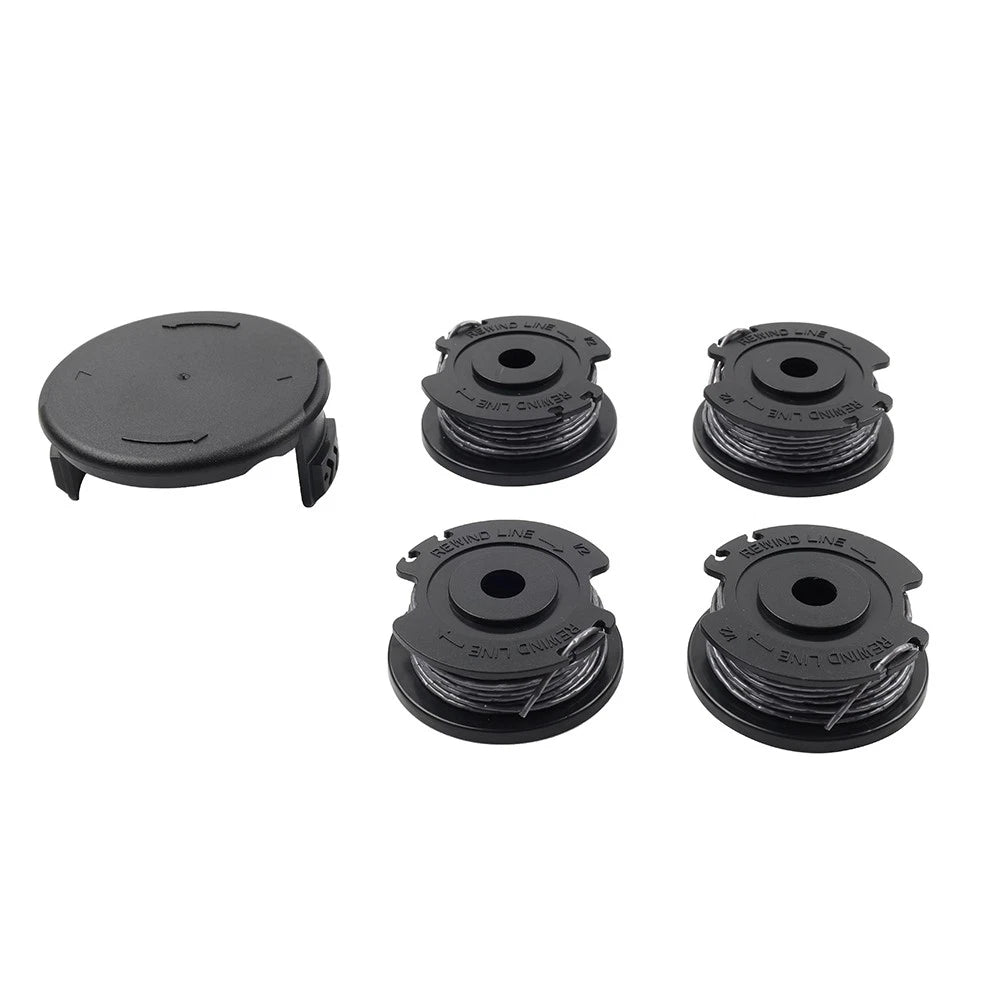 4X Strimmer Spool w/ Cover for Easy Grass Cut (18-230, 18, 23, F016800569)