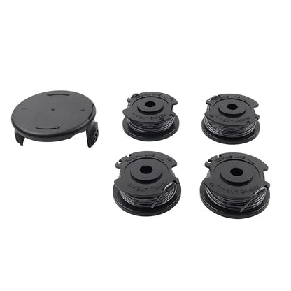 4X Strimmer Spool w/ Cover for Easy Grass Cut (18-230, 18, 23, F016800569)