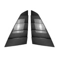 Set of 2 Rear Window Quarter Glass Louver Covers for Ford Mustang MK7 (2024+) Carbon Look