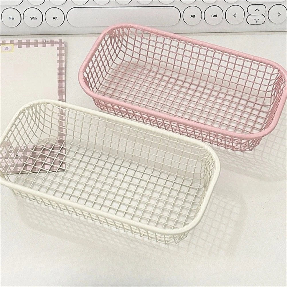 Desk Organizer Metal Basket for Office Supplies (Office & Kitchen)
