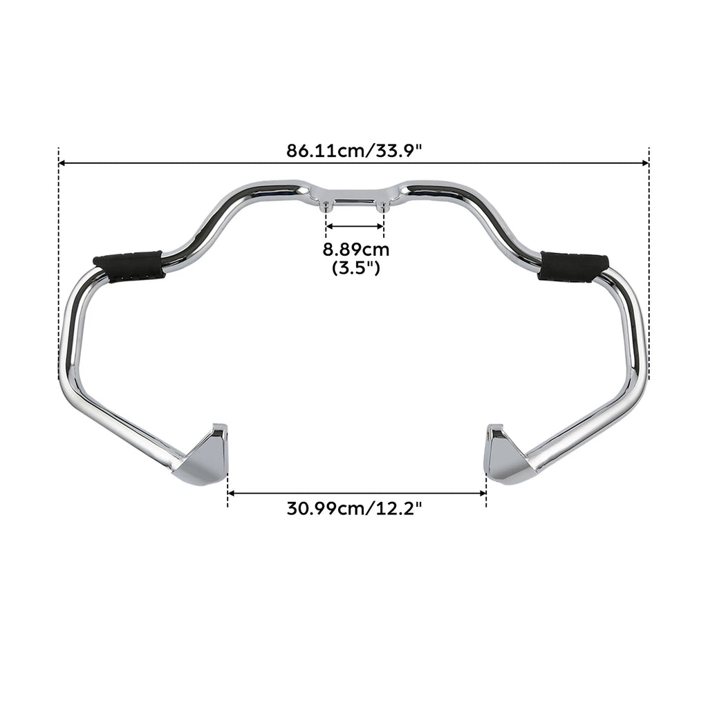 Mustache Engine Guard Crash Bar for Indian Chieftain (2016–2025)