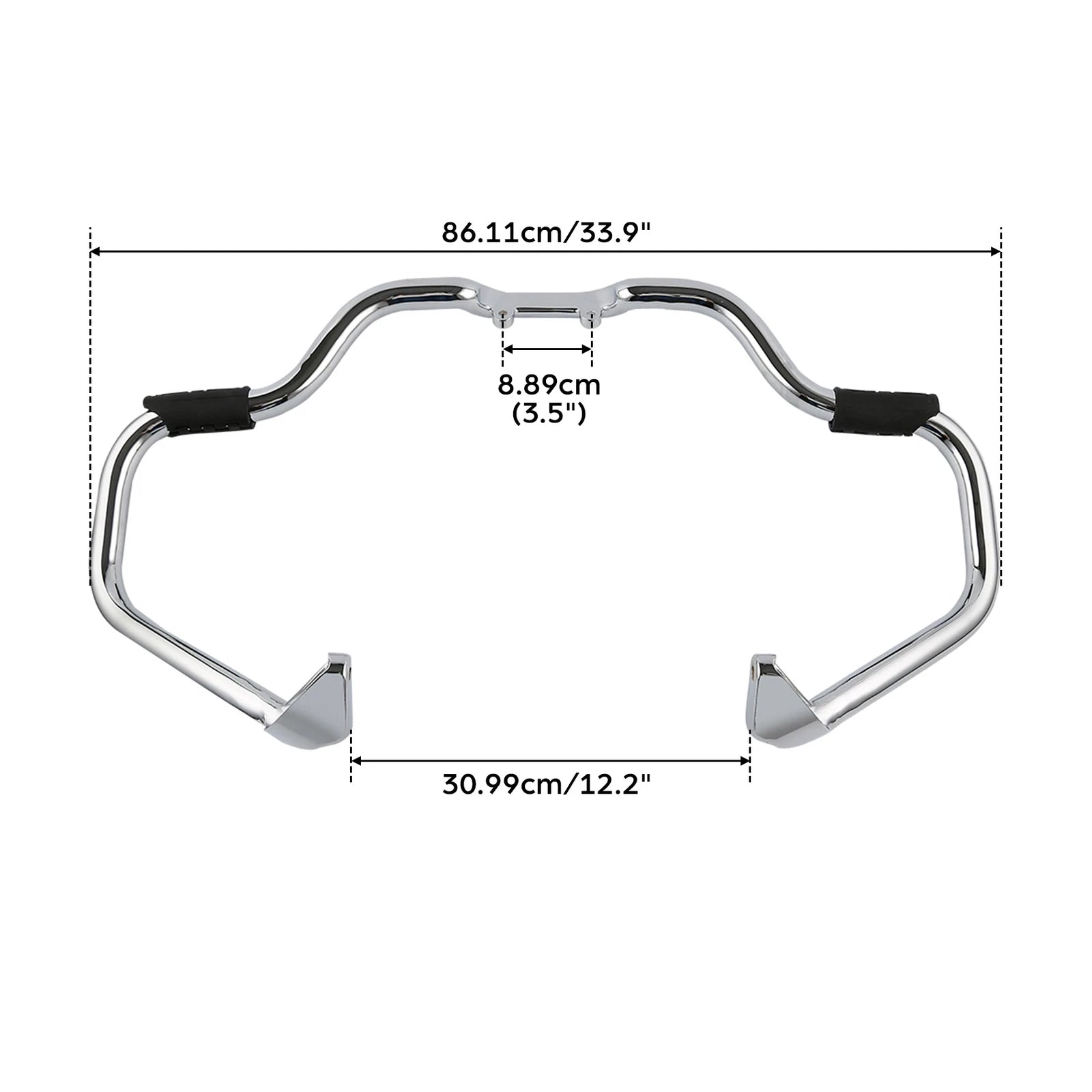 Mustache Engine Guard Crash Bar for Indian Chieftain (2016–2025)
