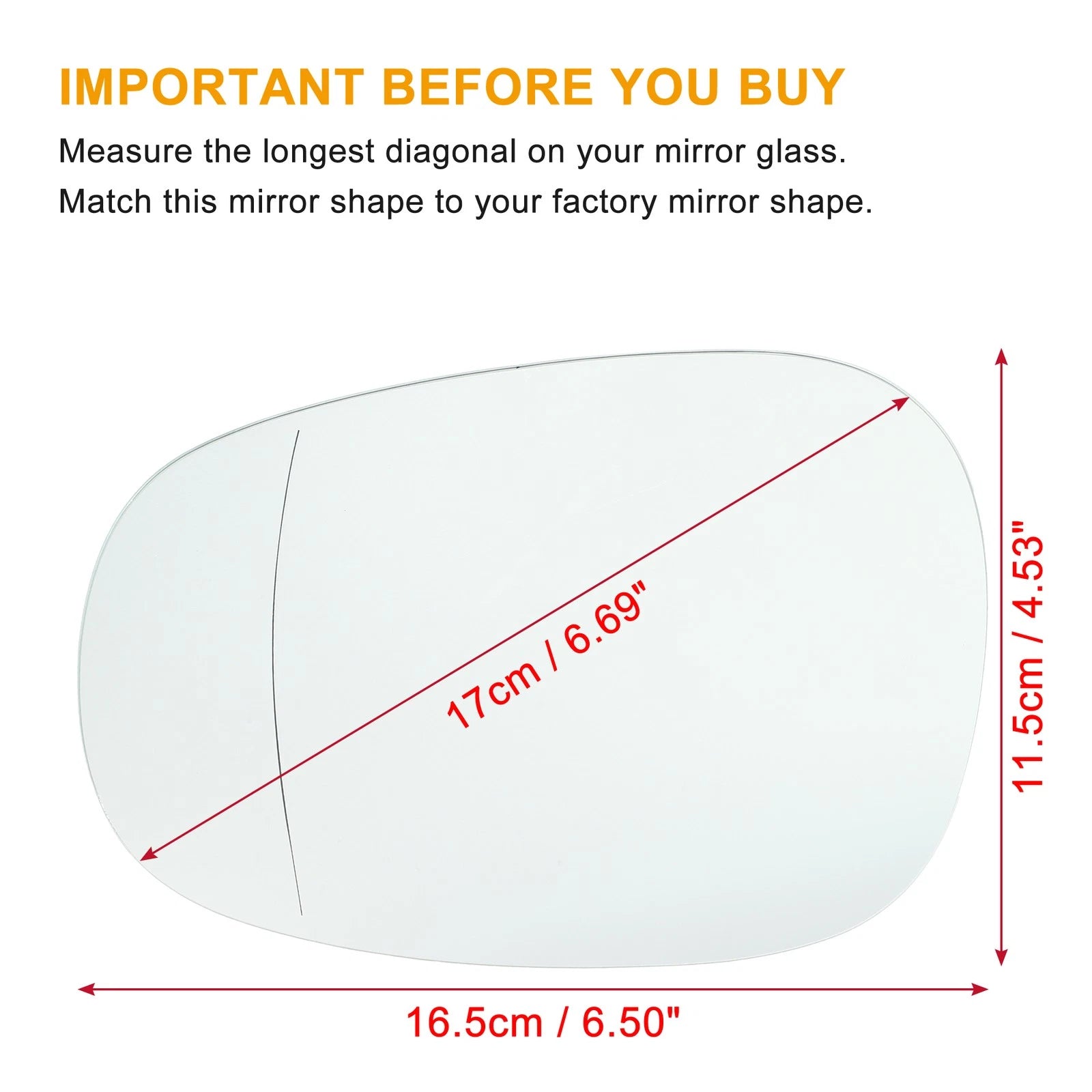 Pair Left Right Mirror Glass Replacement for BMW 335i 328i M3 (2008–2019)