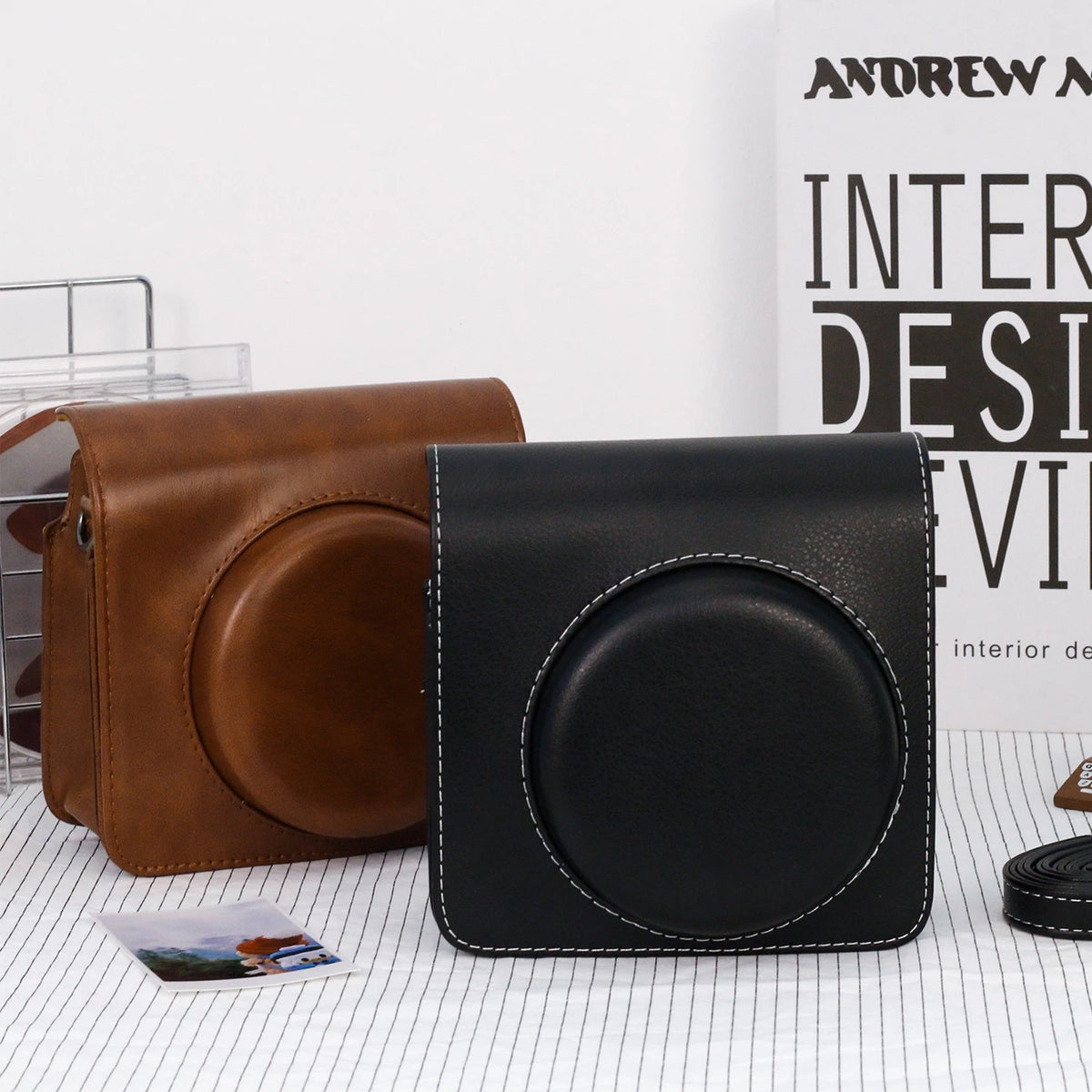 Leather Camera Bag for Instax SQ1 (2020–2023)