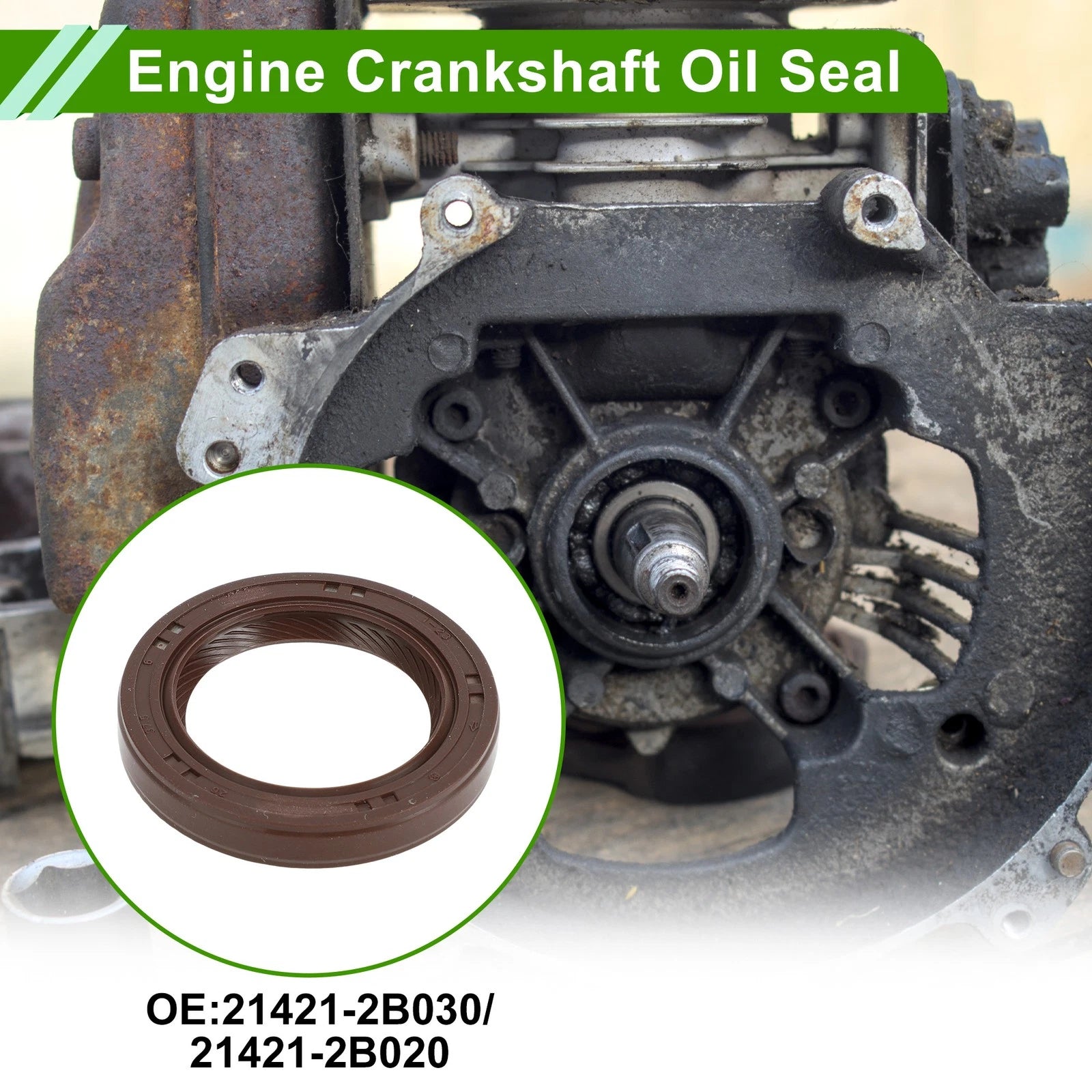 Engine Front Crankshaft Oil Seal Replacement for Hyundai Accent Elantra (2012–2020)