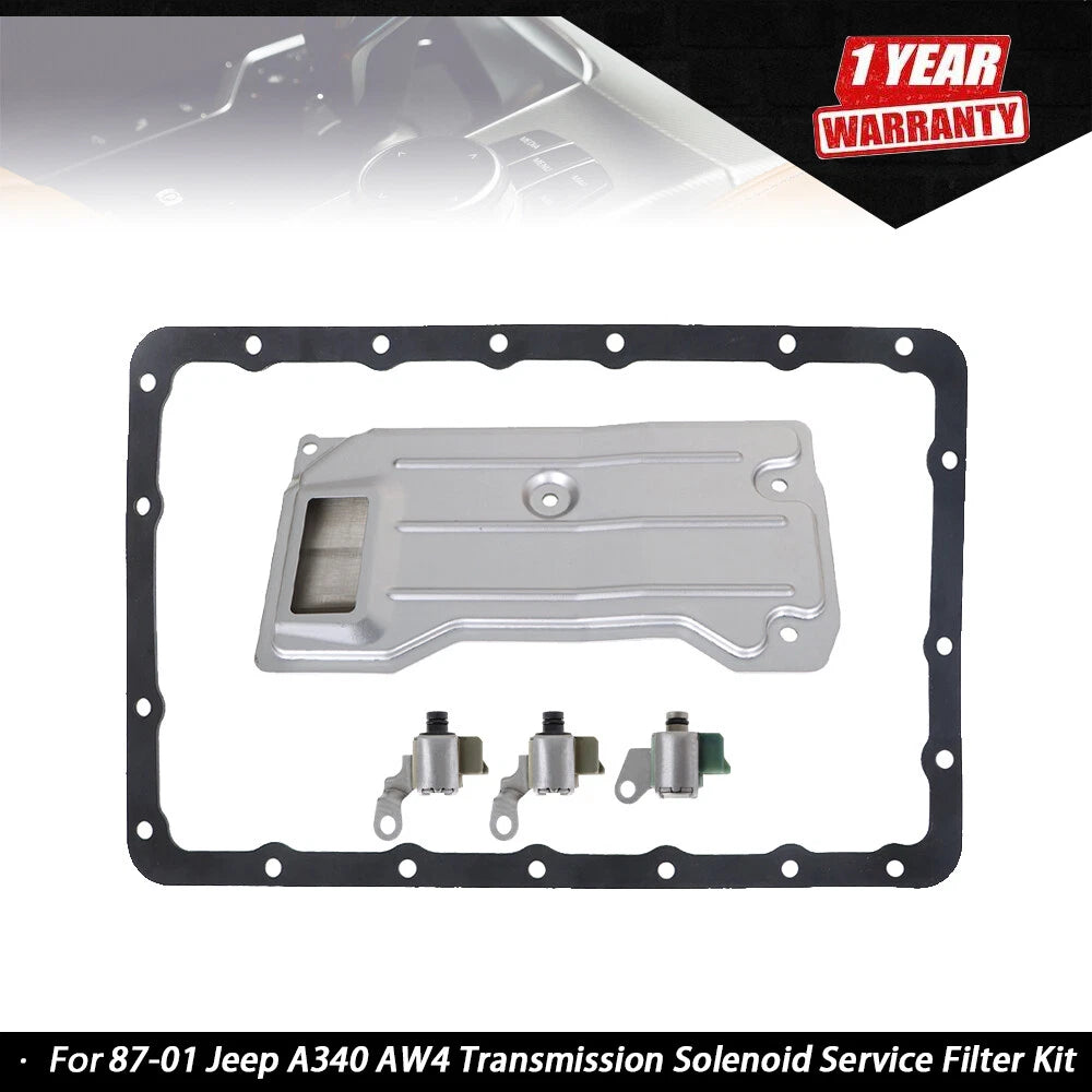 Transmission Solenoid Service Filter Kit for Jeep A340 AW4 (1987–2001)