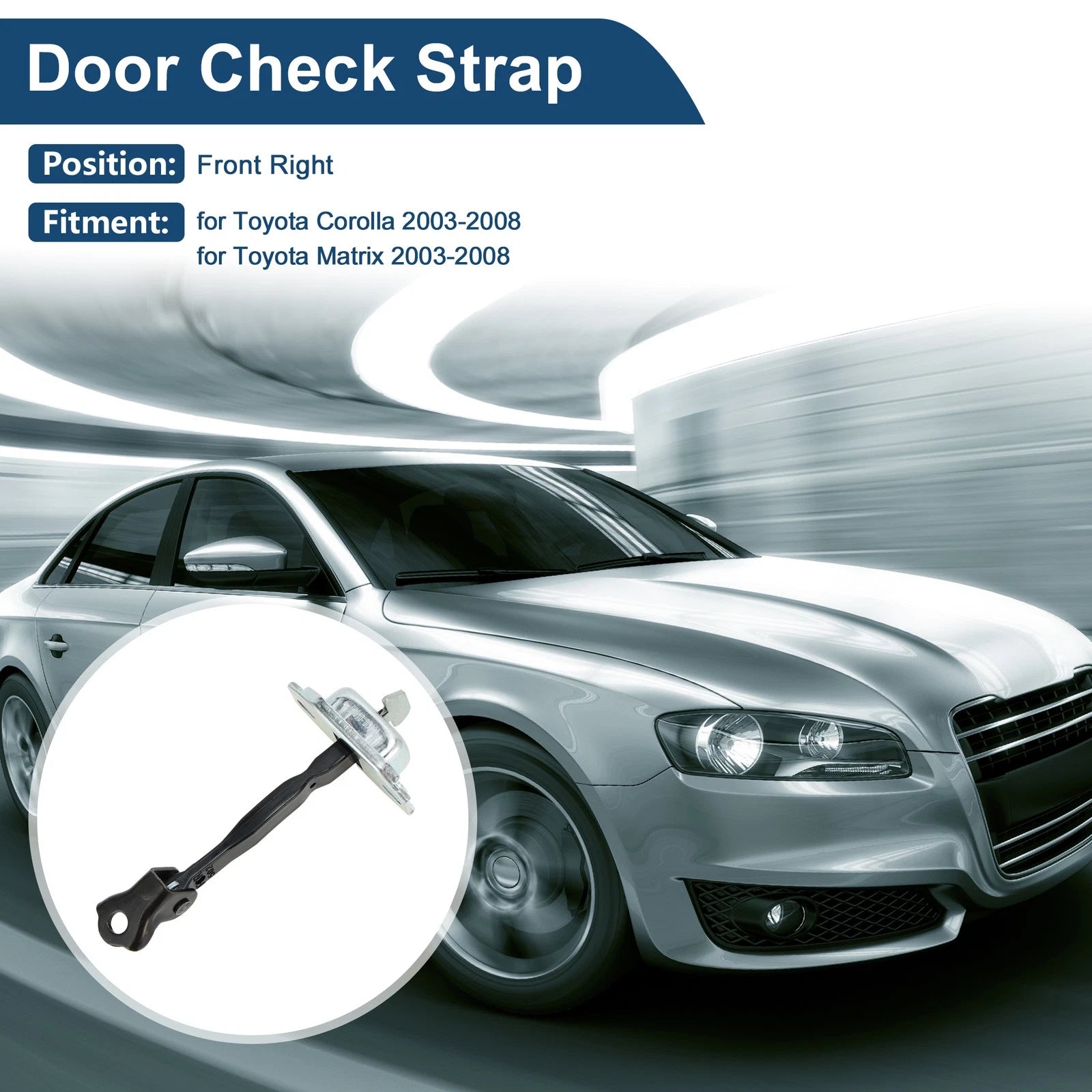 Front Right Door Check Strap Replacement for Toyota Corolla (2003–2008)