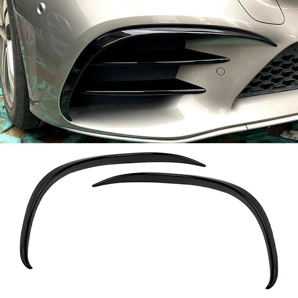 Front Bumper Lip Splitter Spoiler for Mercedes Benz C-Class W205 (2019–Present)