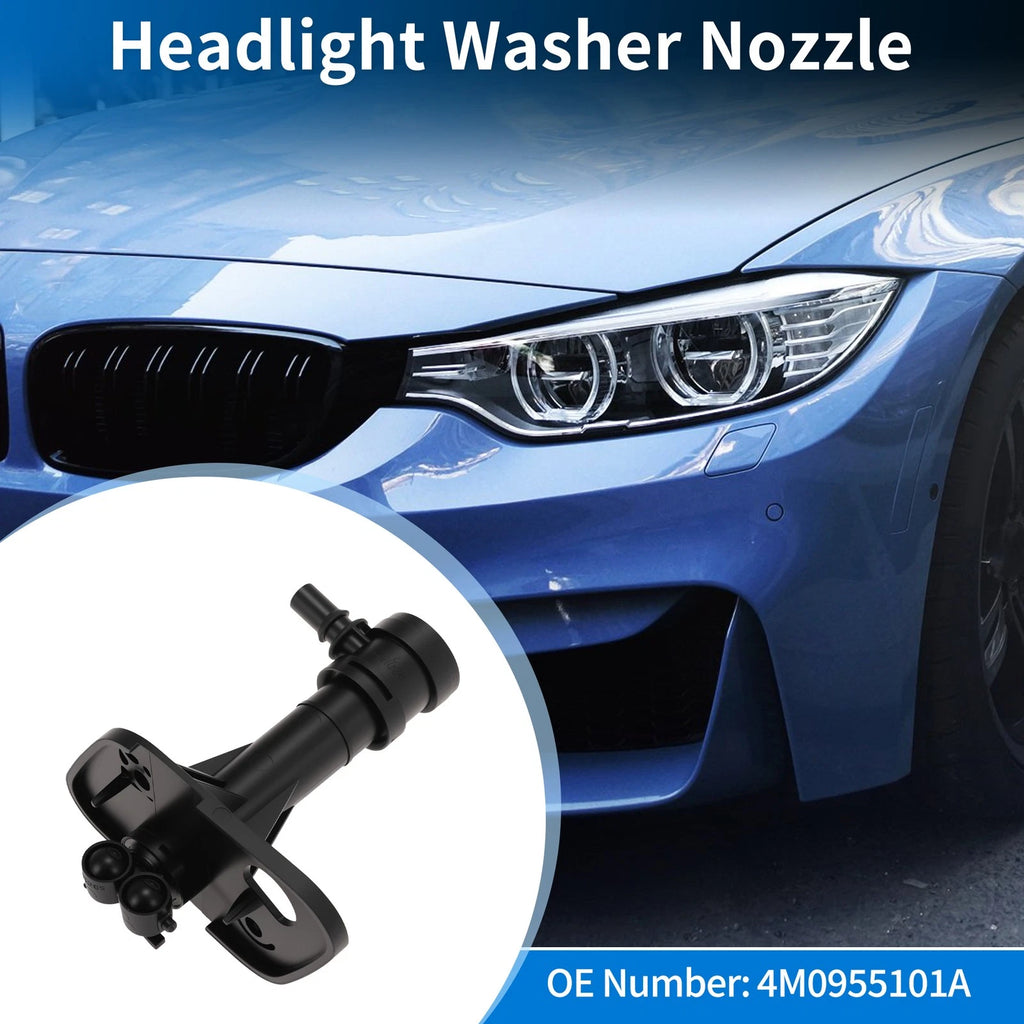 Left Headlight Washer Nozzle for Audi Q7 (2016–2020) 4M0955101A