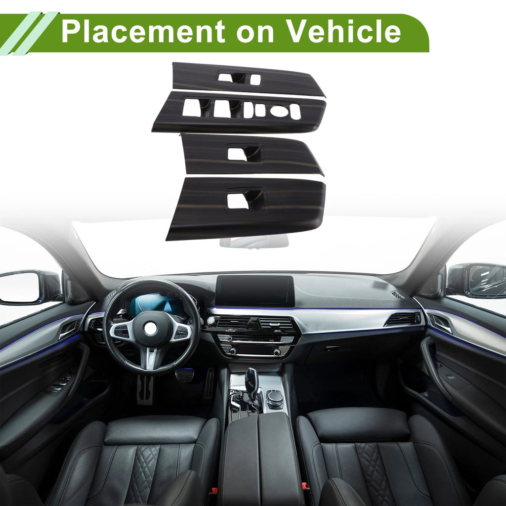 4Pcs Window Switch Bezel Cover Replacement for Honda CRV (2023–2025)